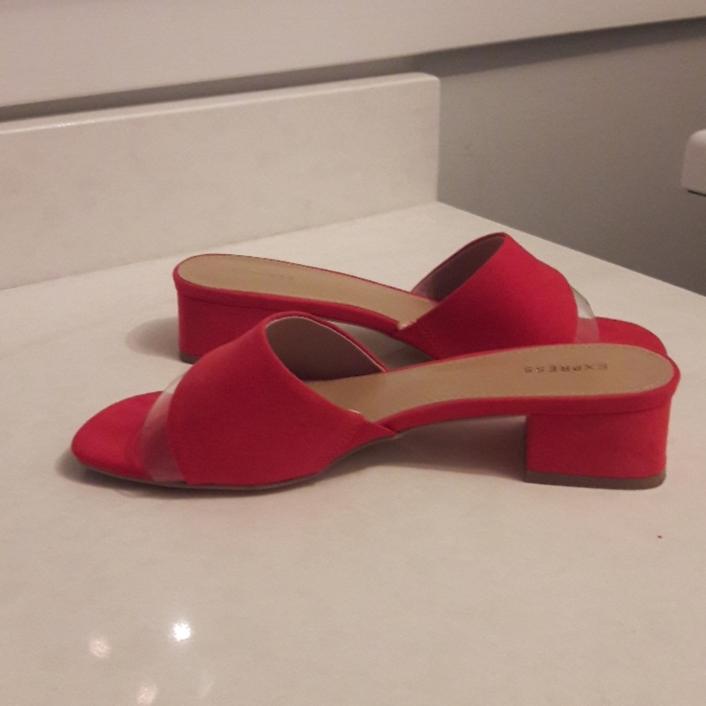 Suede mules